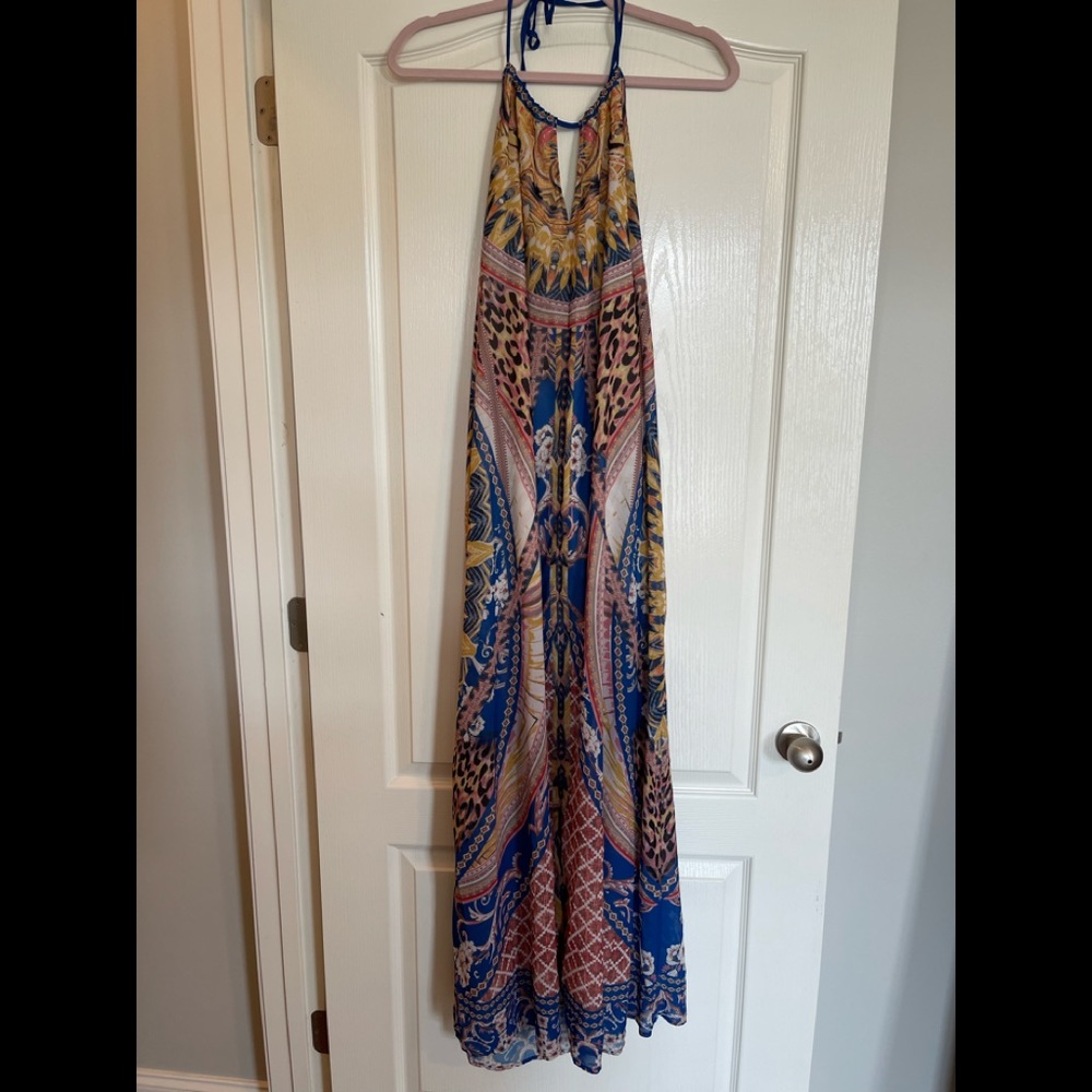 Flying Tomato Multicolor Backless Dress